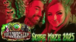 Hallowscream York 2025 &mdash; видеоблог с прохождением Scare Maze!