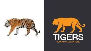 illustrator tutorial - How to make animal logo from any picture