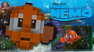 How to build Nemo from Finding Nemo in Minecraft!!