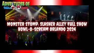 Monster Stomp: Slasher Alley Full Show | Howl-O-Scream Orlando 2024