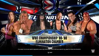 WWE 2K25 Steve Austin vs The Undertaker vs Vader vs HBK Shawn Michaels vs Sycho Sid vs Bret Hart