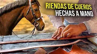 Riendas de cuero hechas A MANO, y adaptadas para el caballo | Fabricación desde cero