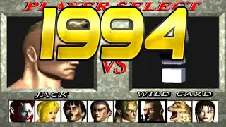 Tekken 1 Arcade Character Selection Screen