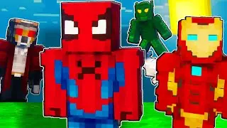 I Downloaded Every Superhero Minecraft Mod! Spiderman in Minecraft!