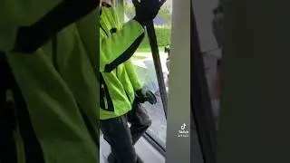 Aluminum Terrace Glass Installation #bgi #windowinstallation #shorts