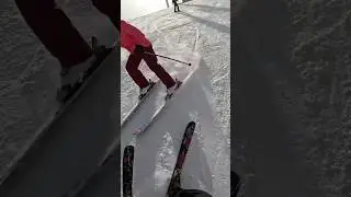 Ski accident 😬 #skiing #snowboarding #ski #parkcity