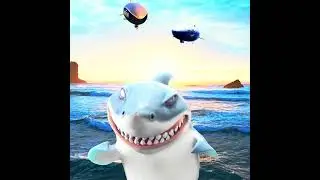 Take Your🦈Sharks To The Beach ▢ 4K HDR #Short