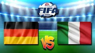Germany vs Italy | FIFA 2001 Major League Soccer | Sony Playstation | Gameplay HD