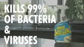 Disinfect Clean and Deodorize in One Step with Krud Kutter&reg; Heavy Duty Cleaner & Disinfectant