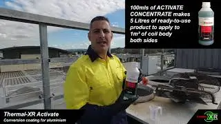Thermal-XR 3 Step Process for restoring aged and corroded condenser coils in air conditioners