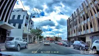 Видеорегистратор 4K, Австралия, Мельбурн. Поездка из Колфилда в торговый центр Чадстоун в Малверне.