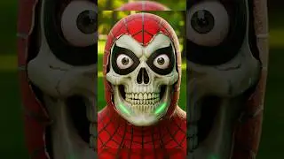 Spider-Man Transformation into Skull?! Spiderman vs Sonic vs Ironman #spiderman #sonic #ironman