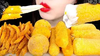 ASMR BBURINKLE SIDE MENU CHEESE BALLS HOT DOGS 뿌링클 사이드메뉴 먹방 MUKBANG EATING SOUNDS 咀嚼音 | ZOEY ASMR