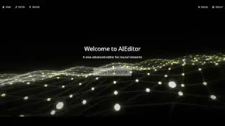 Editor of Neural Networks in Web AIEditor  | Introduction - Behind the Scenes #0