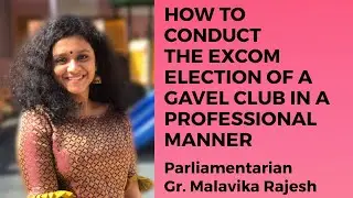 Excom Election - The Best Experience | #TAEGUS Trillingual Gavel Club #Toastmaster Clubs |
