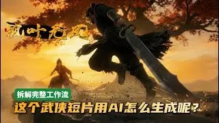 这样的武侠短片如何用AI生成呢？公开完整工作流与完整提示词