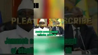 Jammeh Vs Sonko Over The Gambia Oil