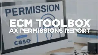 Permissions Report for ApplicationXtender - ECM Toolbox