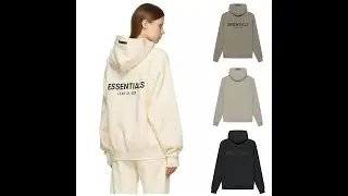 Khui h&agrave;ng Hoodie Essentials ss21 4 m&agrave;u sắc cho ae