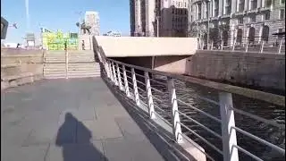 Beautiful man-made canal at Liverpool Pier