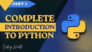 Python LECTURE 1(Introduction To Python)