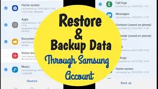 Recover Stolen Mobile Data || How to Restore Mobile Data Through Samsung Account || Shorts