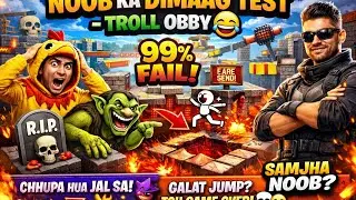 &ldquo;Has Has Ke Gir Jaoge 😂 | FF Troll Obby&rdquo;