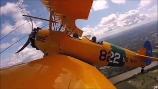 Chris' Stearman ride at Valley Aviation and Wyoming Valley Airport