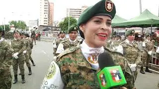 Con fervor, honor y patriotismo servimos a la patria, desfilando el 3 de noviembre