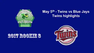 Twins 2017 First Win - Highlights