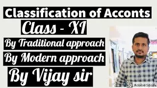 class - XI classification of accounts  real persona nominal assets liability expense income
