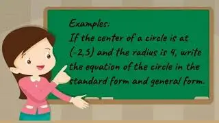 Finding the Equation of a Circle Given the Center and Radius