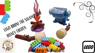 LEGO Bruni The Salamander from the movie Frozen Build and Review