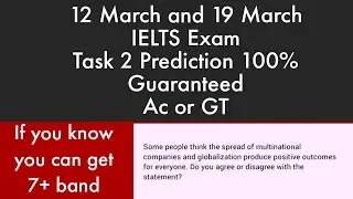 Leaked Task 2 | prediction of 12 March ielts exam | 19 March ielts prediction | IELTS 2022