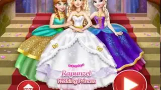 Rapunzel Princess Wedding - Disney Princess Wedding, dress up and make up games