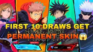 Jujutsu Kaisen X Mlbb Event Is Here l First 10 draws You can get permanent Skin😱