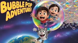 Bubble Pop Adventure 🌈 | Magical Bubbles Take Ali & Sara to Space!