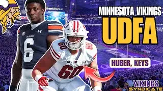 Minnesota Vikings Undrafted Free Agents: Joe Huber and Austin Keys!