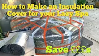 How to make an Insulation Cover for Your Lazy Spa #lazy spa #DIY insulation @angie iCam _life