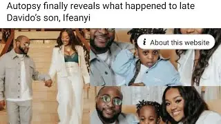 Davido son Ifeanyi Adeleke Autopsy Results finally out cause of de!ath😭😭😭