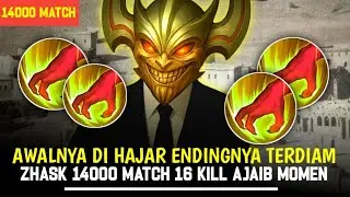 Zhask Jungle Kills! The Most Painful Auto-Savage Build in MLBB Rank 2025!