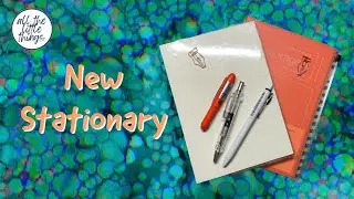 A few new pens and notebooks…