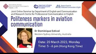 Webinar - Politeness markers in aviation communication