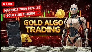 BTC & Gold Algo Trading Live || RISE-MORE
