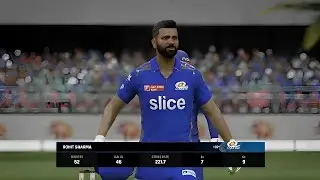 Cricket 24 New Batting Style Shots of Rohit Sharma's 50 of 21 balls.