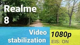 1080p stabilization test (main camera) - Realme 8