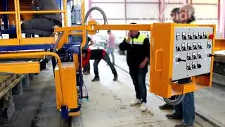 CONCRETE DISTRIBUTOR AND LASER SYSTEM / DISTRIBUIDOR DE HORMIG&Oacute;N Y SISTEMA L&Aacute;SER