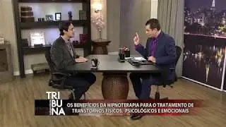 Hipnose- Lucas Naves sendo entrevistado no programa Tribuna Independente
