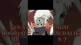 Shunchalik qadirlayman 😊 #anime #animuz #naruto #cosmosanime #iblislarqotili #obito