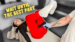 [4K USA] Post-Workout Massage 🖤 Thigh & Glute Recovery Practice | Real Relaxation Flow | Full in Bio